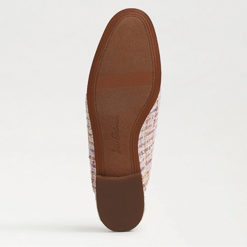 Sam Edelman Pink and Gold Mules with Open Heel - Picture 4 of 5